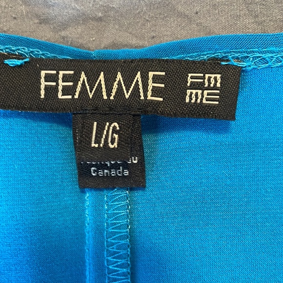 Teal blue dress - Picture 3 of 4